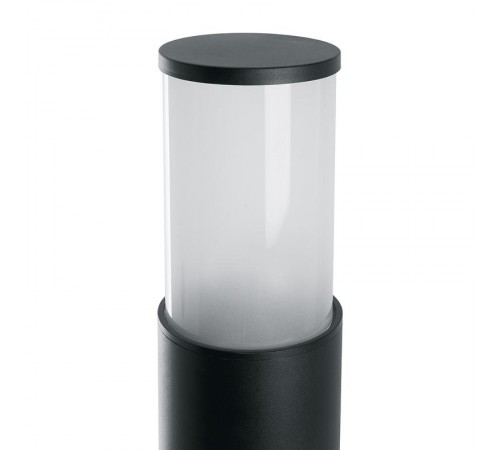 Светильник садово-парковый DH0908 230V без лампы E27, 108*108*800 столб черный  11658  Feron