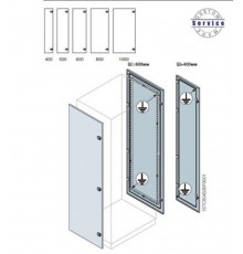 Дверь боковая 1800x400мм ВхГ  EC1841K  ABB