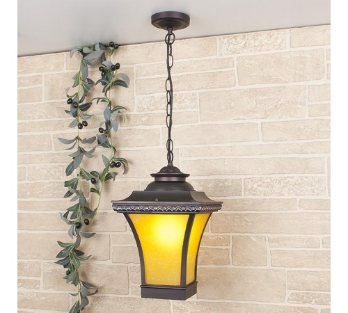 Светильник садово-парковый GLXT-1408H Libra H венге подвесной  a031912  Elektrostandard