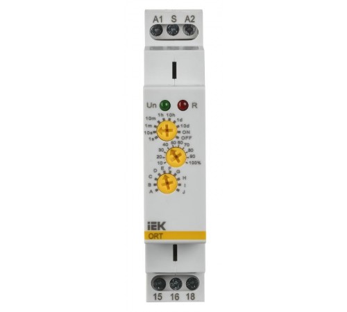 Реле времени ORT многофункциональное 1 конт. 12-240 В AC/DC   ORT-M1-ACDC12-240V  IEK