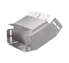 Угол вертикальный внутренний 45 градусов с крышкой Стандарт 150х80  PR16.0537  Промрукав