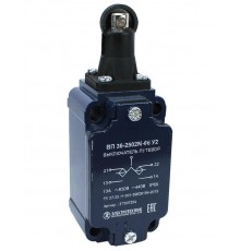 ВП 36-2502М-66 У2, толкатель с роликом, 1з+1р, инерционный, 30х60 мм, без сальника, 3А, IP66, выключатель путевой (ЭТ)  ET007254  Электротехник