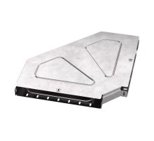 Угол горизонтальный 90 градусов с крышкой Стандарт 400х50   PR16.0622  Промрукав