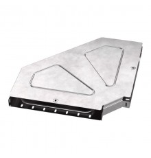 Угол горизонтальный 90 градусов с крышкой Стандарт 400х50   PR16.0622  Промрукав