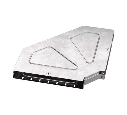 Угол горизонтальный 90 градусов с крышкой Стандарт 400х50   PR16.0622  Промрукав