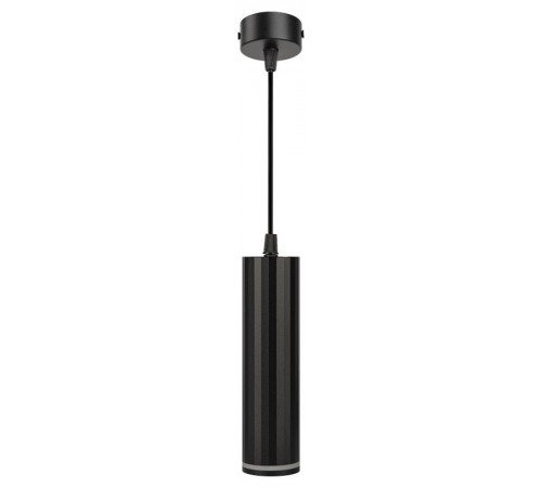 Светильник подвесной (подвес) PL19 BK MR16 GU10 потолочный цилиндр черный  Б0058492  ЭРА