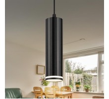 Светильник подвесной (подвес) PL19 BK MR16 GU10 потолочный цилиндр черный  Б0058492  ЭРА