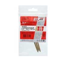 Саморез ШУж 5,0х100 пот. гол. (3 шт) - пакет ( 0,026 кг)  102516  Tech-KREP