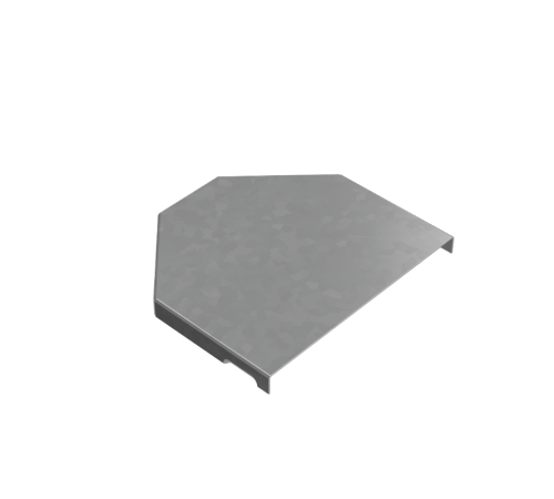 Крышка переходника центрального 50-150 мм "ПЛЮС" HD  KPDplus50-150-C HD   КМ-профиль