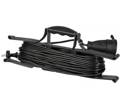 Удлинитель силовой ЭРА GREEN LINE FR-6-20m Greenline на рамке 1 розетка без заземления 20м ПВС 2x0.75мм2   Б0065100  ЭРА