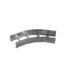 Угол лестничный горизонтальный 45 гр. 150х300х1,2 мм R600 N  LGL45-150-300-1.2-R600 N  КМ - профиль