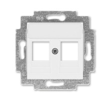 ABB Levit Белый Накладка с суппортом для информационных разъёмов  5014H-A01018 03  2CHH291018A4003  ABB