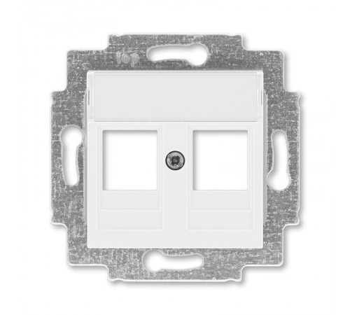 ABB Levit Белый Накладка с суппортом для информационных разъёмов  5014H-A01018 03  2CHH291018A4003  ABB