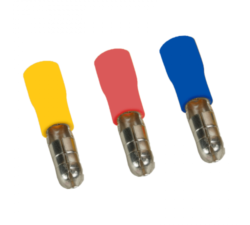 Разъем-штекер РшИп OptiKit S-Shp-PVC-2-5-4(100шт)  278081  КЭАЗ