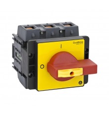 Выключатель-Разъединитель 3P 125A IP20 с красной рукояткой на дверцу 4 винта 1 замок  MSD125360R  SE