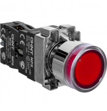 Кнопка управления NP2-BW3461 1НО красная AC/DC230В(LED) IP40 (R)  574080  CHINT