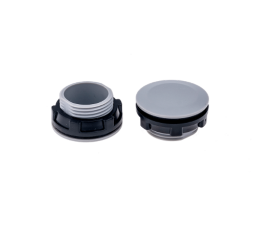 Комплект заглушек для отверстий 22мм (уп. 2 шт.) КОМПЛЕКТ ЗАГЛУШЕК MTB2-F09 (2 ШТ.)  43382  ОВЕН