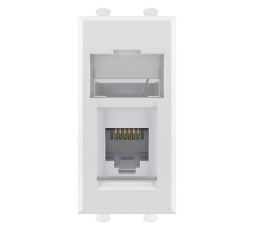 Телефонная розетка "Белое облако" Avanti RJ-12, 1 мод  4400311  DKC