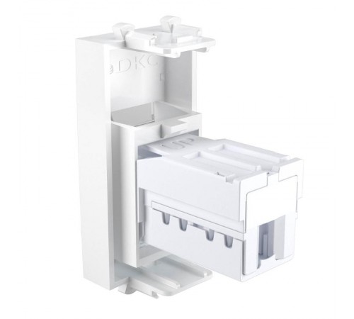 Телефонная розетка "Белое облако" Avanti RJ-12, 1 мод  4400311  DKC