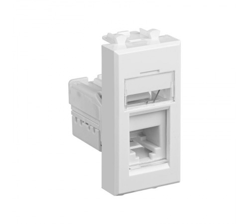 Телефонная розетка "Белое облако" Avanti RJ-12, 1 мод  4400311  DKC