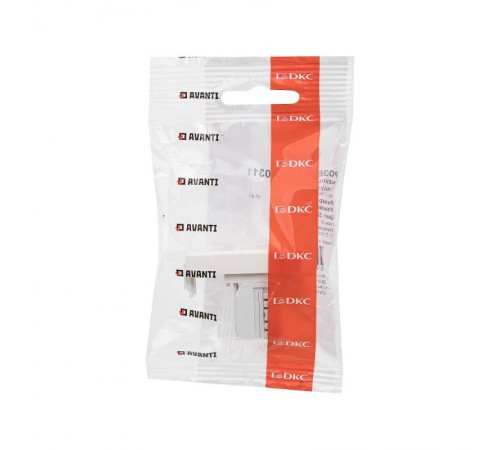 Телефонная розетка "Белое облако" Avanti RJ-12, 1 мод  4400311  DKC