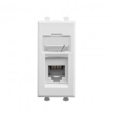 Телефонная розетка "Белое облако" Avanti RJ-12, 1 мод  4400311  DKC