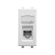 Телефонная розетка "Белое облако" Avanti RJ-12, 1 мод  4400311  DKC