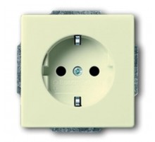 Розетка Schuko с индикацией LED, future, слоновая кость  2013-0-5284   2CKA002013A5284  ABB