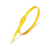 Стяжки разъемные с гор. замком КСГ 8*400(жел) (100шт.)  74248  Fortisflex