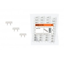 Маркеры для ЗКБ 2,5мм2 цифры 1-10 (упак. 100 шт.)  SQ0822-0050  TDM