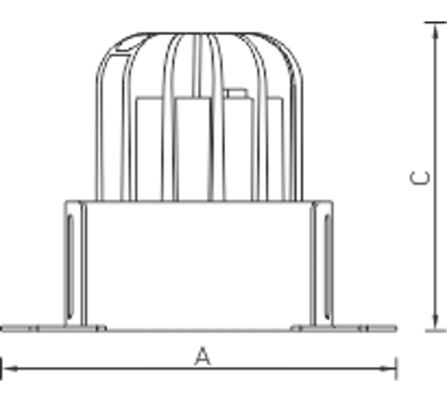 Светильник COOL TRIMLESS 13 WH/WH D45 3000K (with driver)  1412000640  Световые Технологии