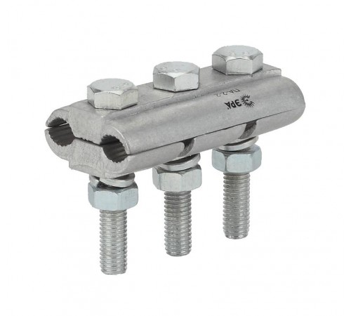 Зажим плашечный ПС-2-1 (9,1-12,0 мм2) 2 болта (6/30/1440)  Б0038781  ЭРА