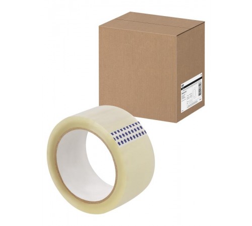 Упаковочная клейкая лента прозрачная 48 мм х 66 м, 45 мкм  SQ0526-1201  TDM