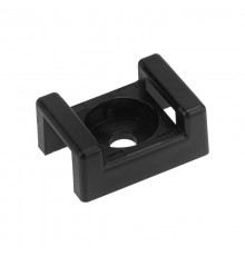 Площадка для крепления стяжки (ПС-2) 22x16 мм, черная, упаковка 100 шт.  07-2103  REXANT