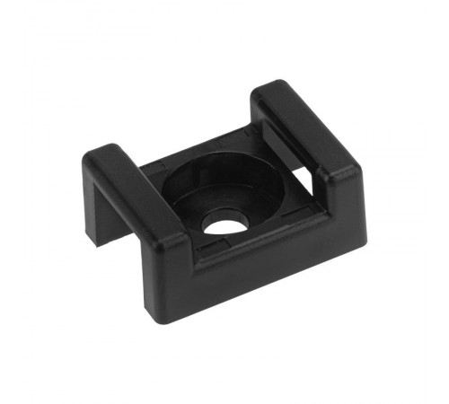 Площадка для крепления стяжки (ПС-2) 22x16 мм, черная, упаковка 100 шт.  07-2103  REXANT