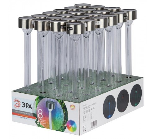 Светильник уличный ERASF22-47 Радуга на солнечной батарее садовый 1LED  Б0057653  ЭРА