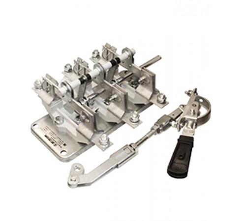 РЕ19-41-31140-00 УХЛ3, 1000А, 3-х полюсный на одно направление, передняя смещенная рукоятка, IP00, разъединитель  (ЭТ)  ET921425  Электротехник