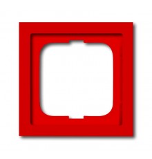 Рамка 1-постовая, серия future linear, цвет красный  1754-0-4371   2CKA001754A4371  ABB