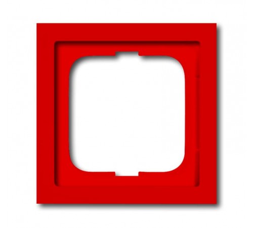 Рамка 1-постовая, серия future linear, цвет красный  1754-0-4371   2CKA001754A4371  ABB