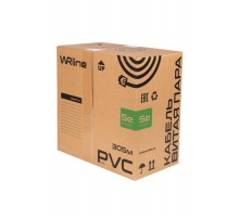 WR-UTP-4P-C5E-L-PVC-GY Витая пара, неэкран., U/UTP, кат., 5e, 4 пары (0,48 мм), одножил., внут., PVC нг(А)-LS, серый, 305 м  505755  WRLine