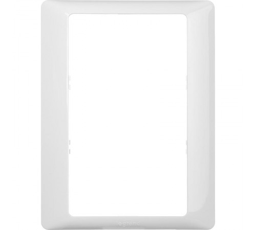 Valena LIFE Белая Рамка для двойных розеток 1-постовая  754221  Legrand