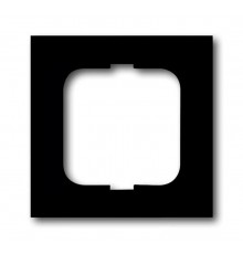 Рамка 1-постовая, серия, серия solo/future, цвет чёрный бархат  1754-0-4532   2CKA001754A4532  ABB