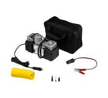 Компрессор автомобильный усиленный двухпоршневой (60л/мин, 10 АТМ)  80-0521  REXANT