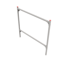 Опорная конструкция для гор. прямоуг. воздуховодов  TECHNORAPTOR 1500х1500  KM-TR-SSHRAD-1500-1500  КМ - профиль