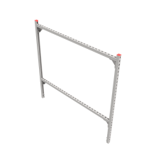 Опорная конструкция для гор. прямоуг. воздуховодов  TECHNORAPTOR 1500х1500  KM-TR-SSHRAD-1500-1500  КМ - профиль