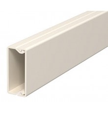 Мини-канал WDK с крышкой 15x40x2000 мм (высота борта 18 мм, крышка 40 мм) ПВХ кремовый RAL 9001  6025161  OBO Bettermann