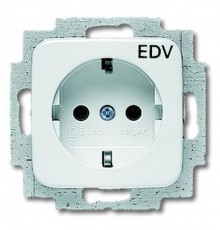Розетка SCHUKO 16А 250В с маркировкой EDV, серия Reflex SI, цвет альпийский белый  2011-0-6206   2CKA002011A6206  ABB