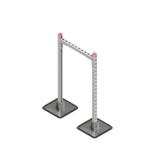 Опорная конструкция для гор. прямоуг. воздуховодов  TECHNORAPTOR STEELFOOT 500х1000  KM-TR-STF-SSHRAD-500-1000  КМ - профиль