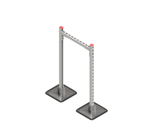 Опорная конструкция для гор. прямоуг. воздуховодов  TECHNORAPTOR STEELFOOT 500х1000 HD  KM-TR-STF-SSHRAD-500-1000 HD  КМ - профиль