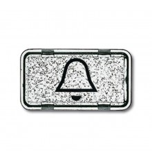 Линза прозрачная с символом "ЗВОНОК", серия Allwetter 44  1714-0-0278   2CKA001714A0278  ABB